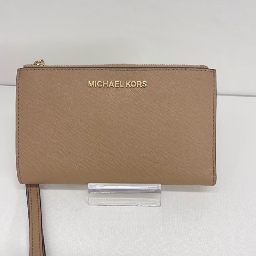 Michael Kors double zip wristlet